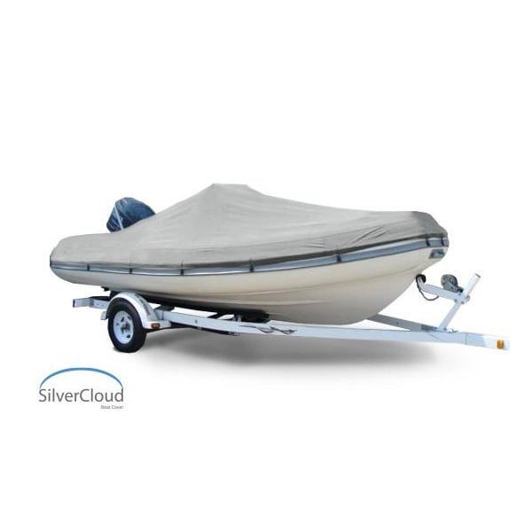 Eevelle Boat Cover INFLATABLE Center Console, Outboard Fits 19ft 6in L up to 100in W Silver SCINFCC19100B-SLR - main